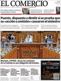 Portada de El Comercio - Gijón (Espa&ntilde;a)