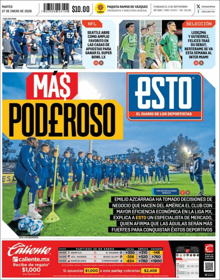 Portada de Esto (M&eacute;xico)