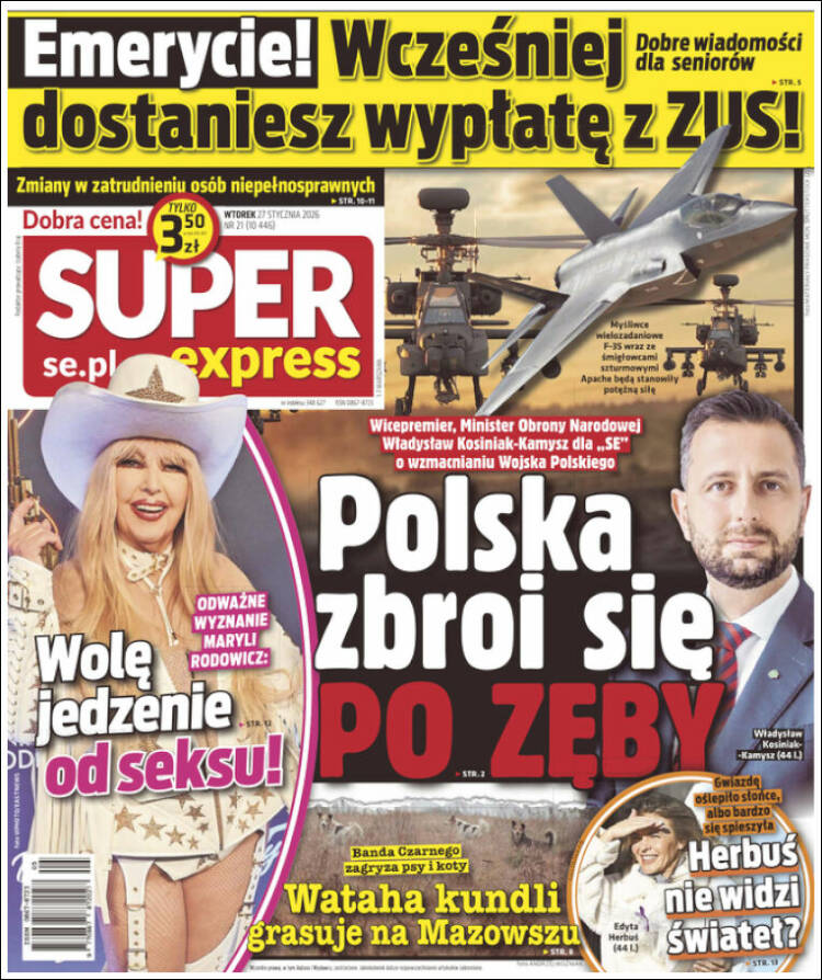 Portada de Super Express (Polonia)