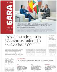 Portada de Gara (Espa&ntilde;a)