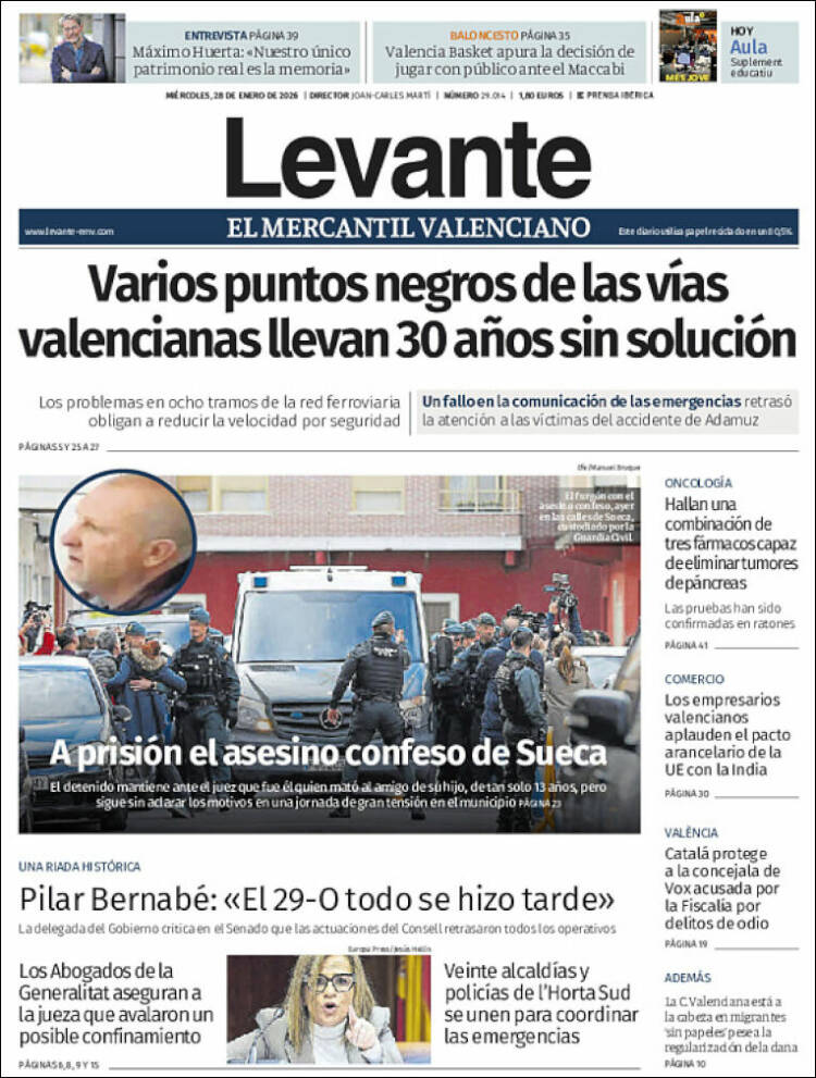 Portada de Levante (Espa&ntilde;a)