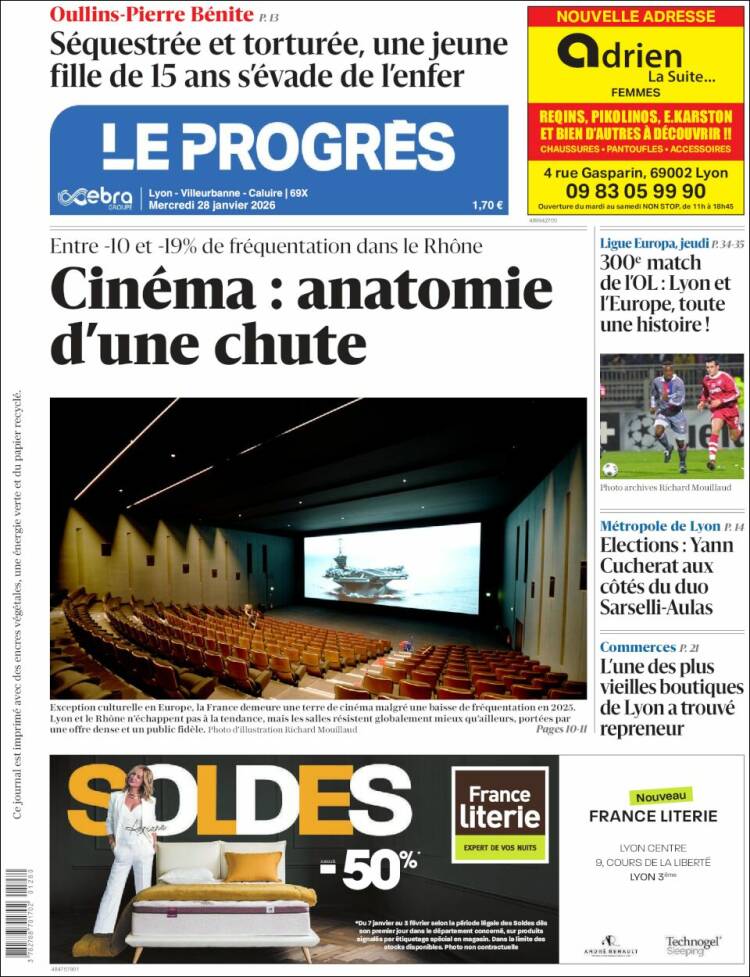 Portada de Progres de Fecamp (Francia)