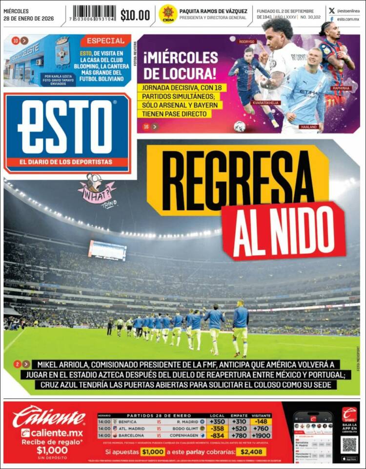Portada de Esto (M&eacute;xico)