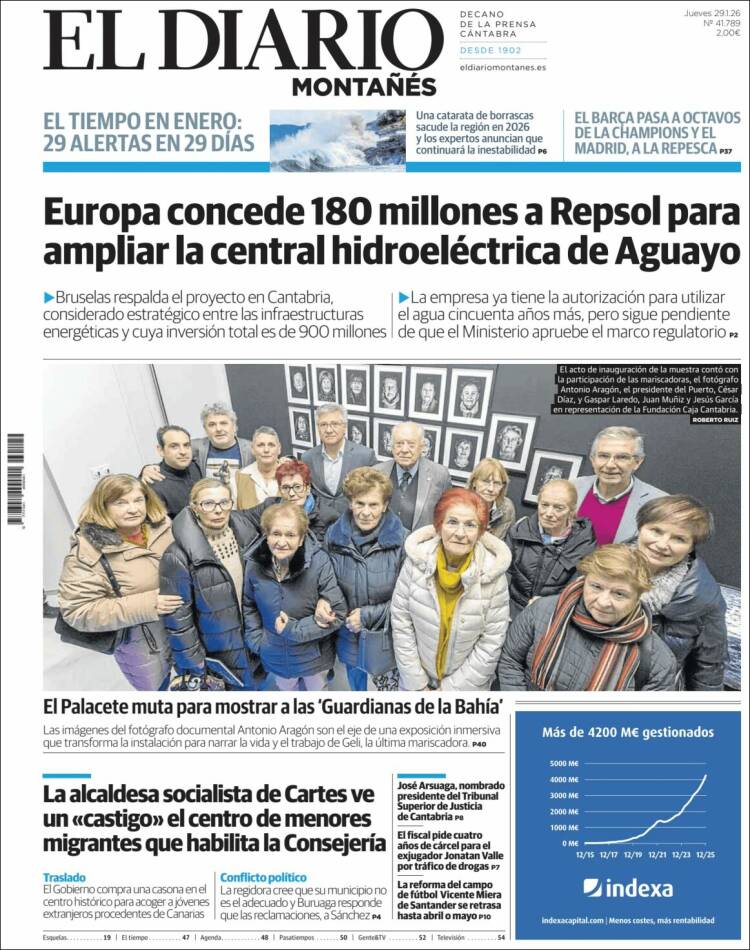Portada de El Diario Montañés (Espa&ntilde;a)
