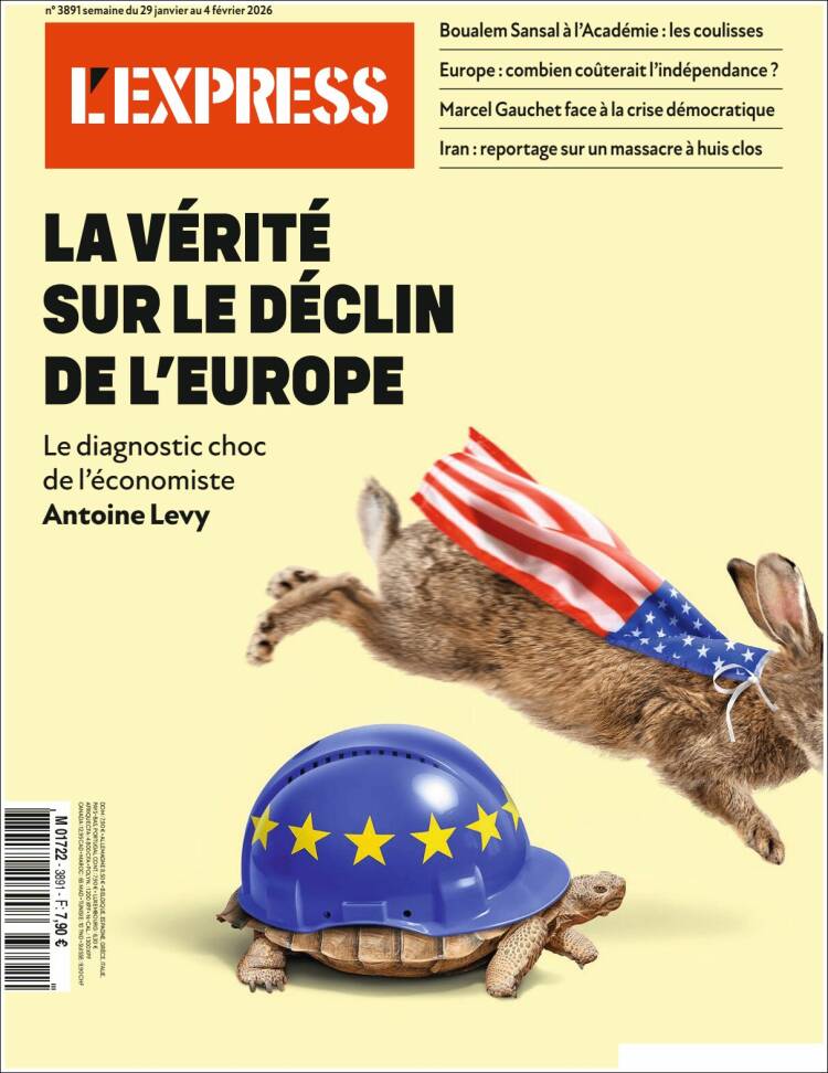 Portada de L'Express (Francia)