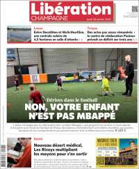 Portada de Libération Champagne (Francia)