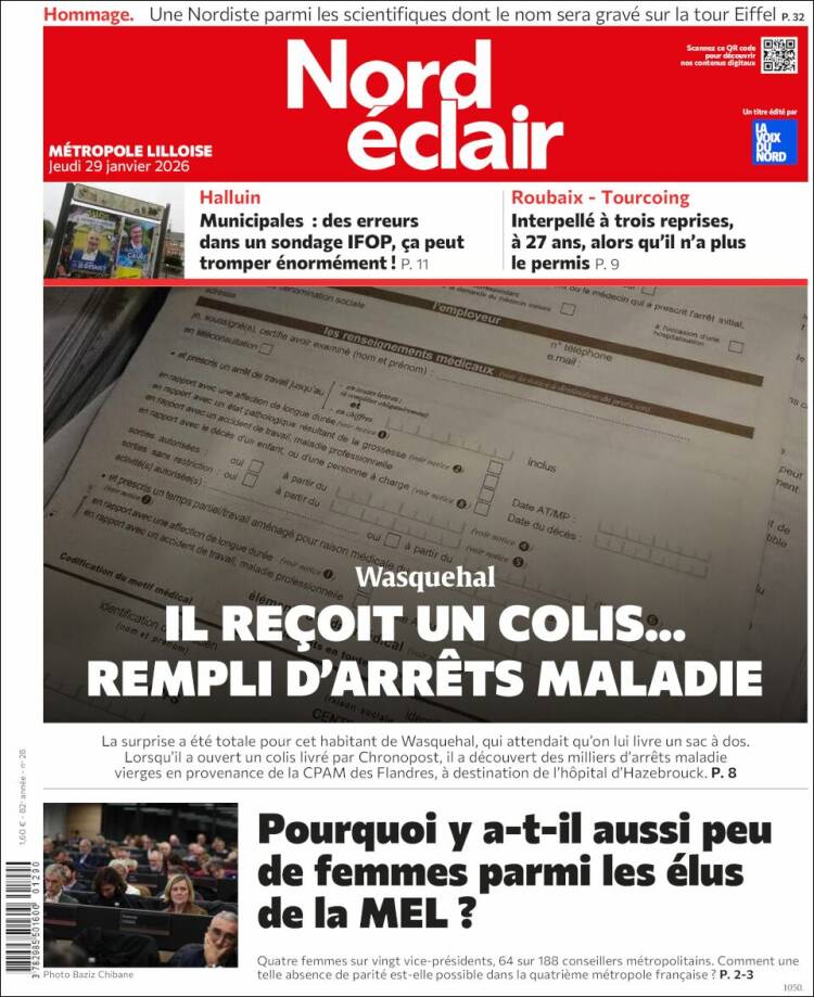 Portada de Nord Éclair (Francia)