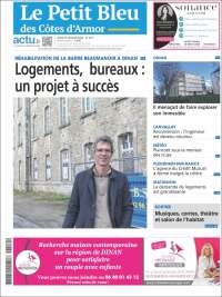 Portada de Le Petit Bleu (Francia)