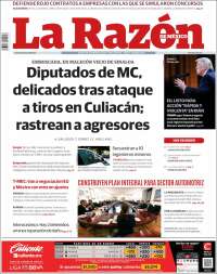 Portada de La Razón (M&eacute;xico)