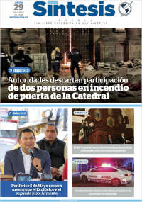 Portada de Síntesis - Puebla (M&eacute;xico)