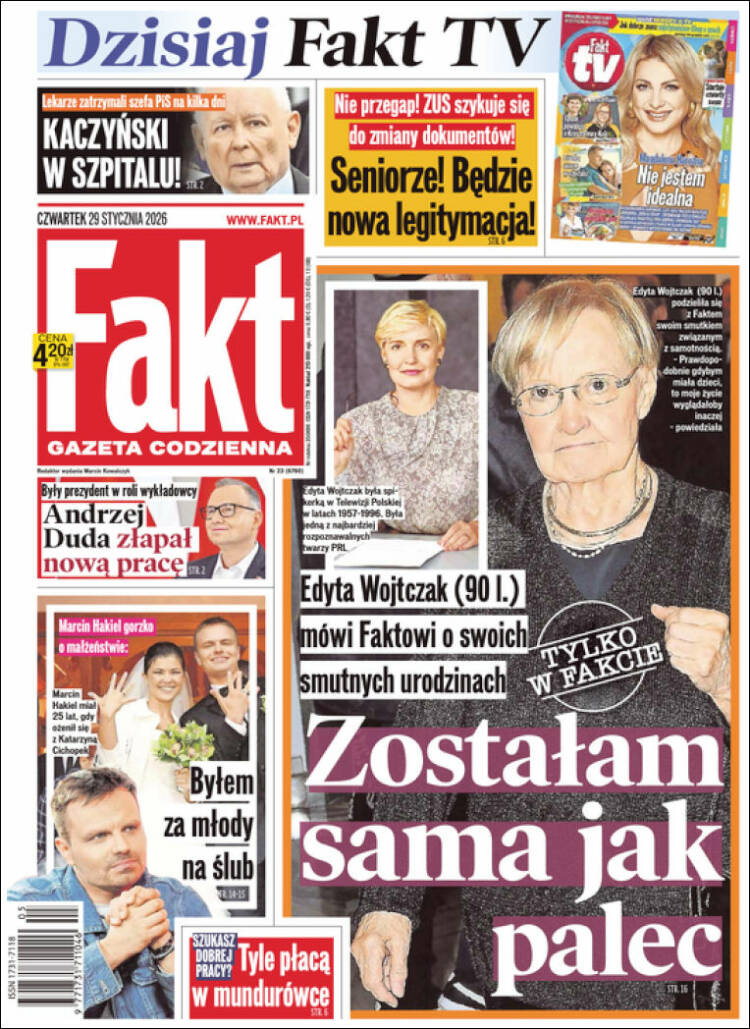 Portada de Fakt (Polonia)