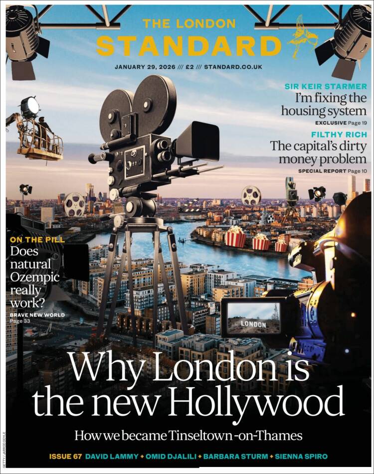 Portada de Evening Standard (Reino Unido)