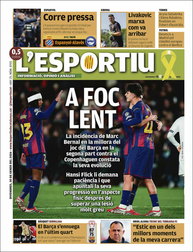 Portada de L'Esportiu (Espa&ntilde;a)