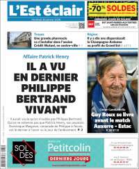 Portada de L'Est Eclair (France)