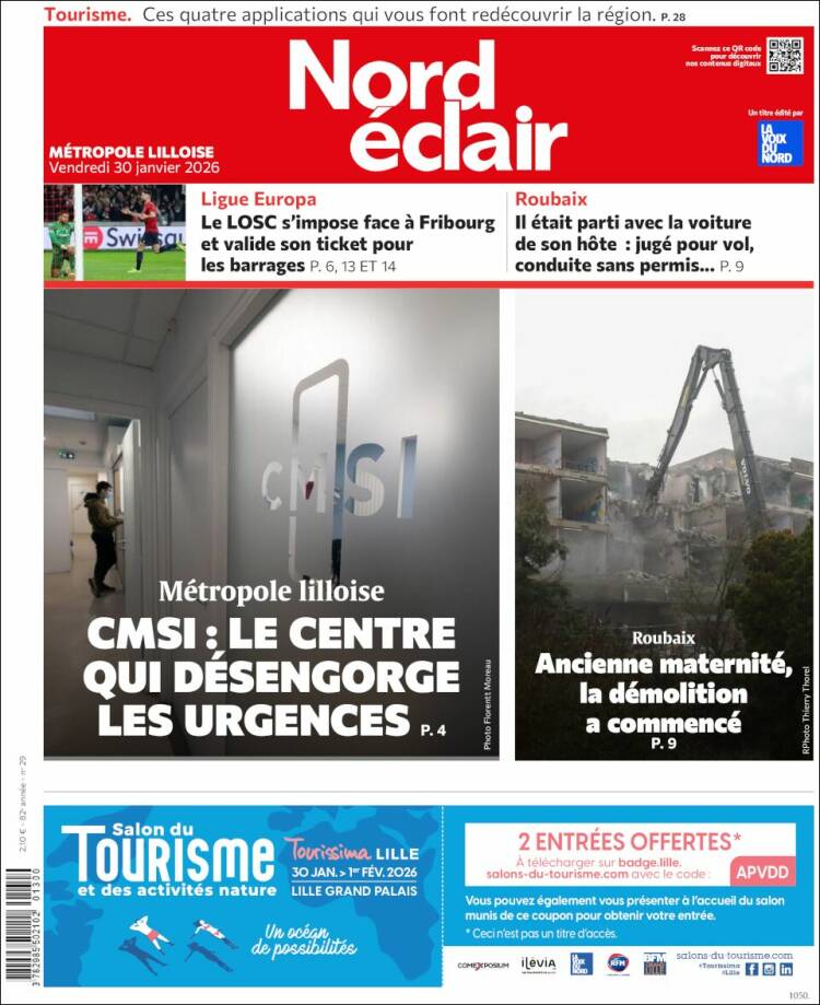 Portada de Nord Éclair (Francia)