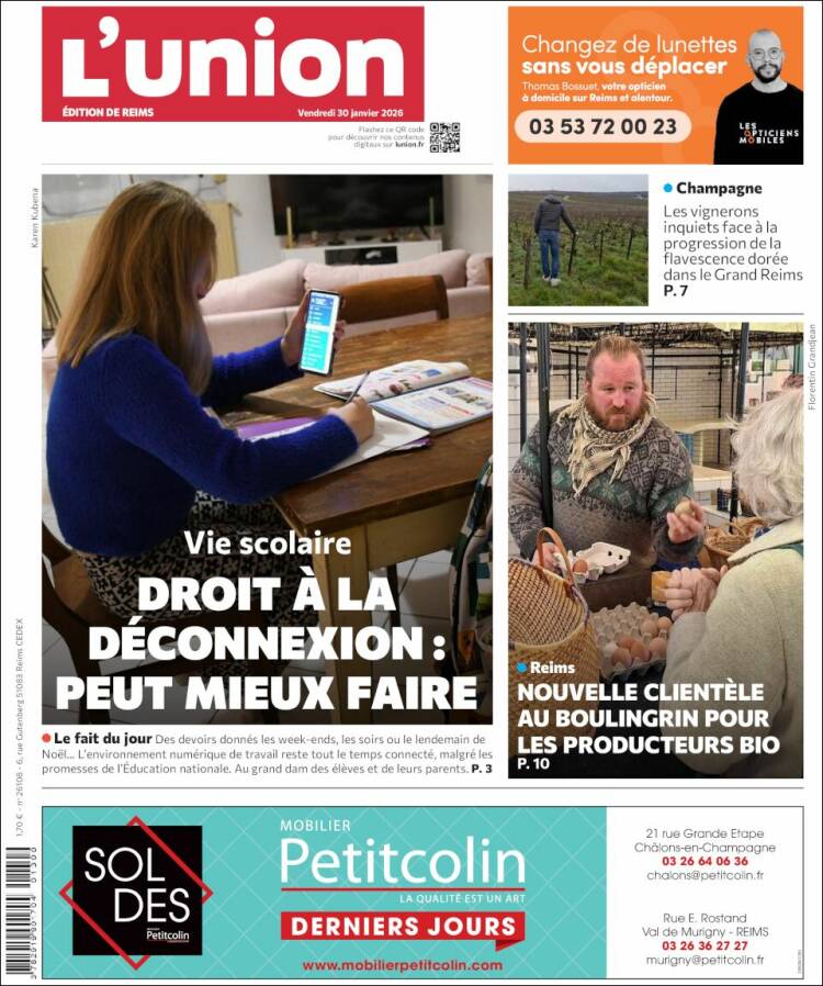 Portada de L'Union (France)