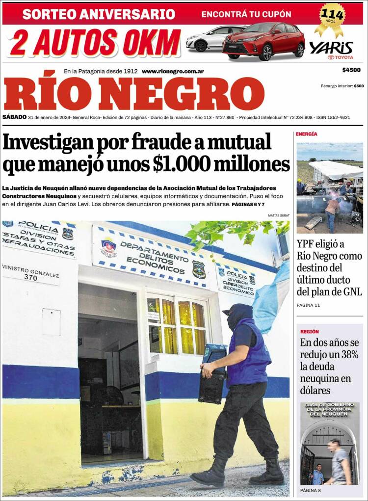 Portada de Rio Negro (Argentina)
