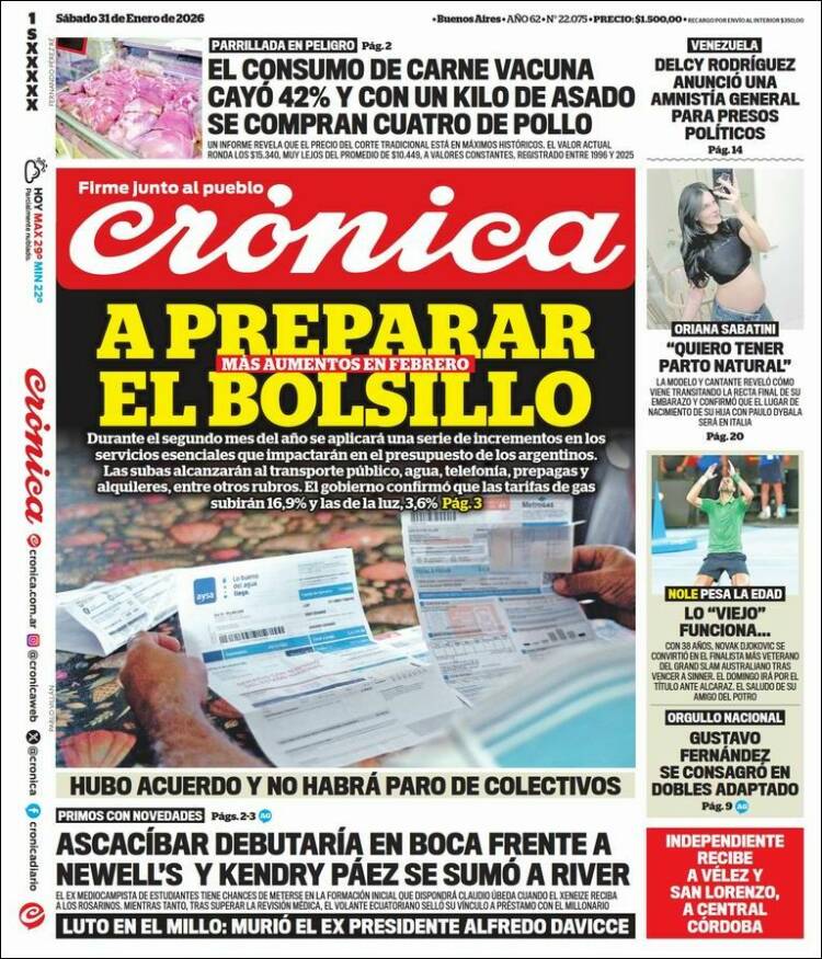 Portada de La Voz del Chaco (Argentina)