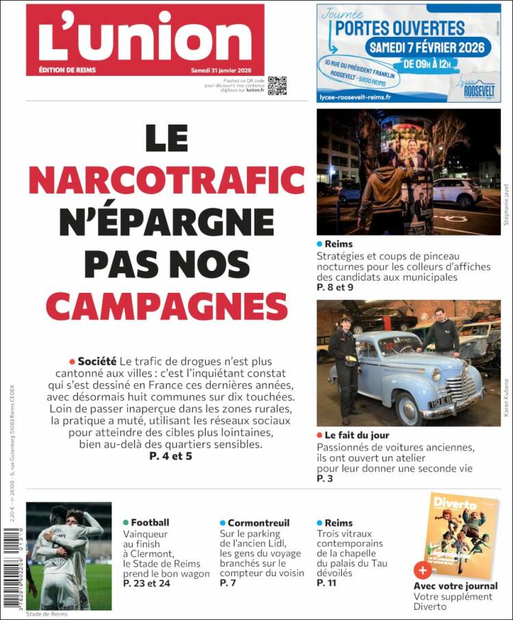 Portada de L'Union (Francia)