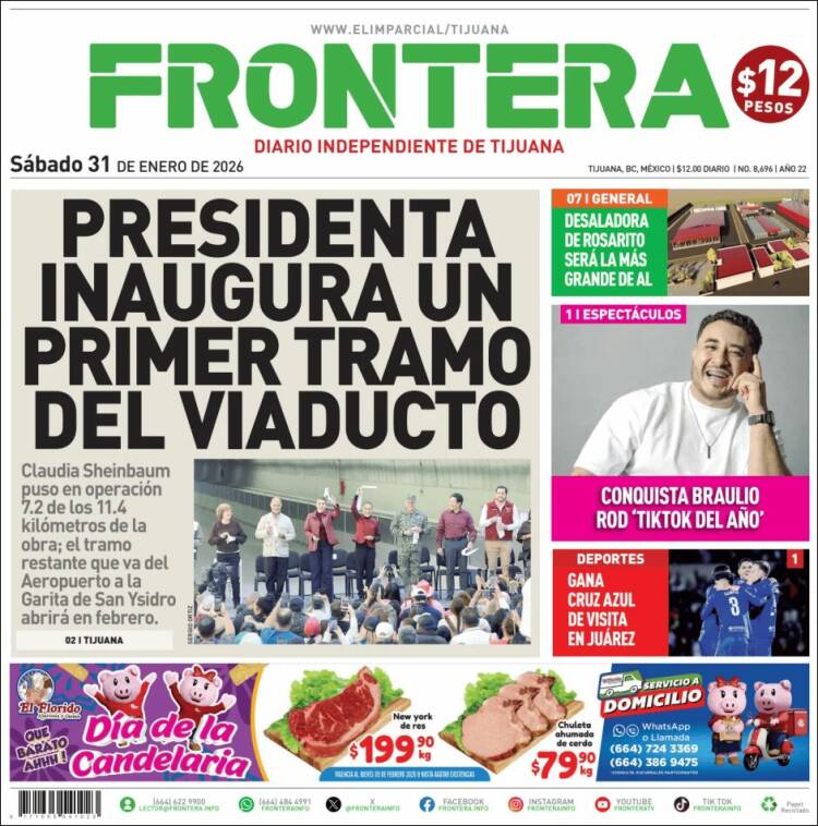 Portada de Frontera (M&eacute;xico)