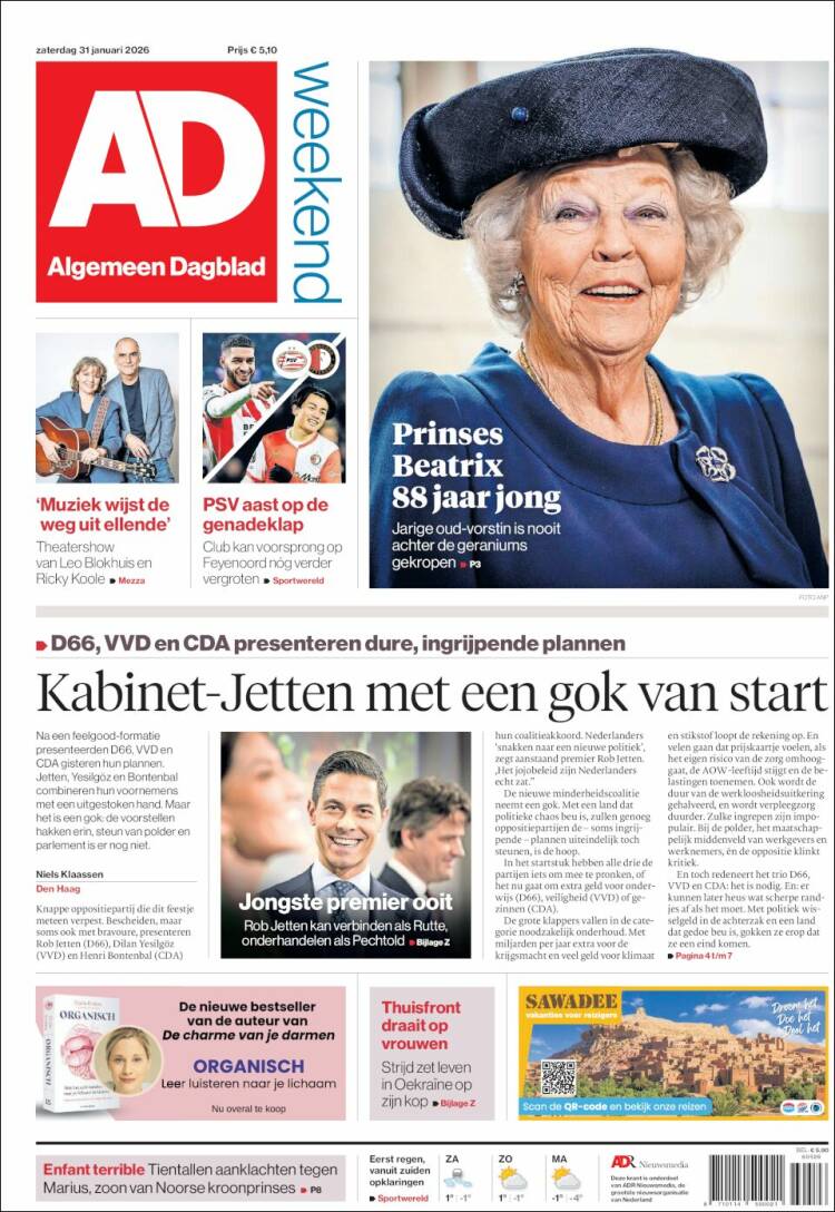 Portada de AD (Pa&iacute;ses Bajos)