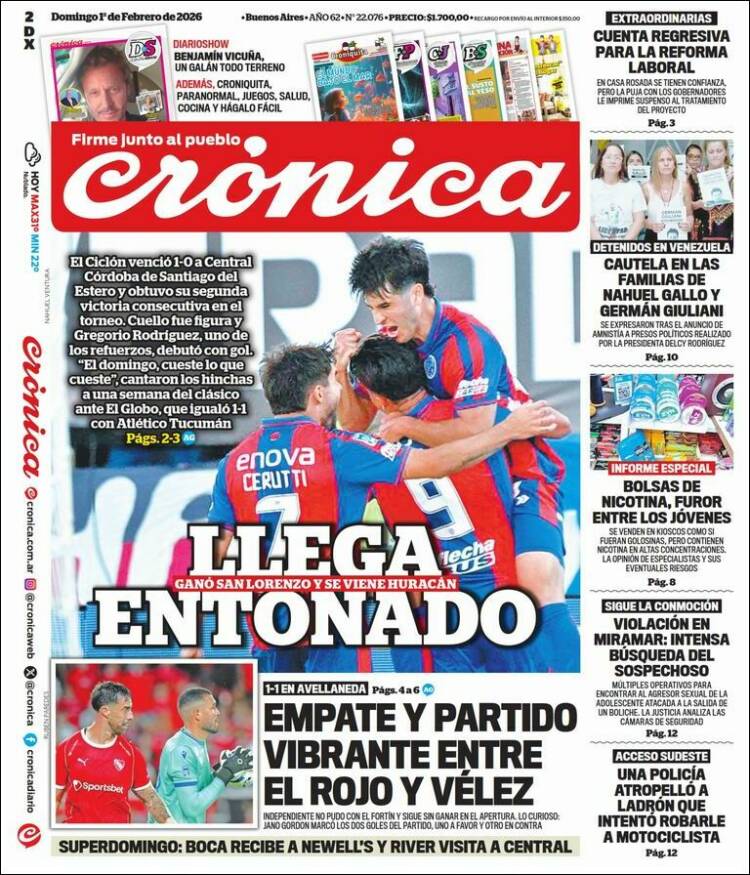 Portada de La Voz del Chaco (Argentina)