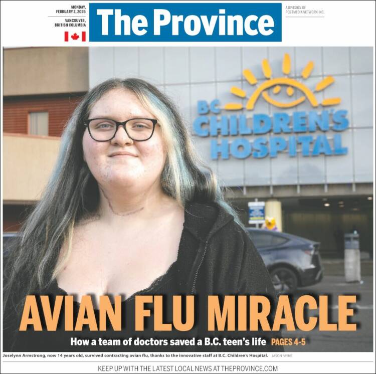 Portada de The Province (Canad&aacute;)