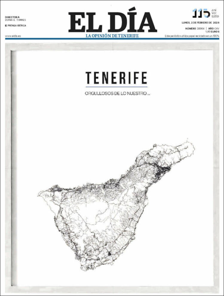 Portada de El Día (Espa&ntilde;a)