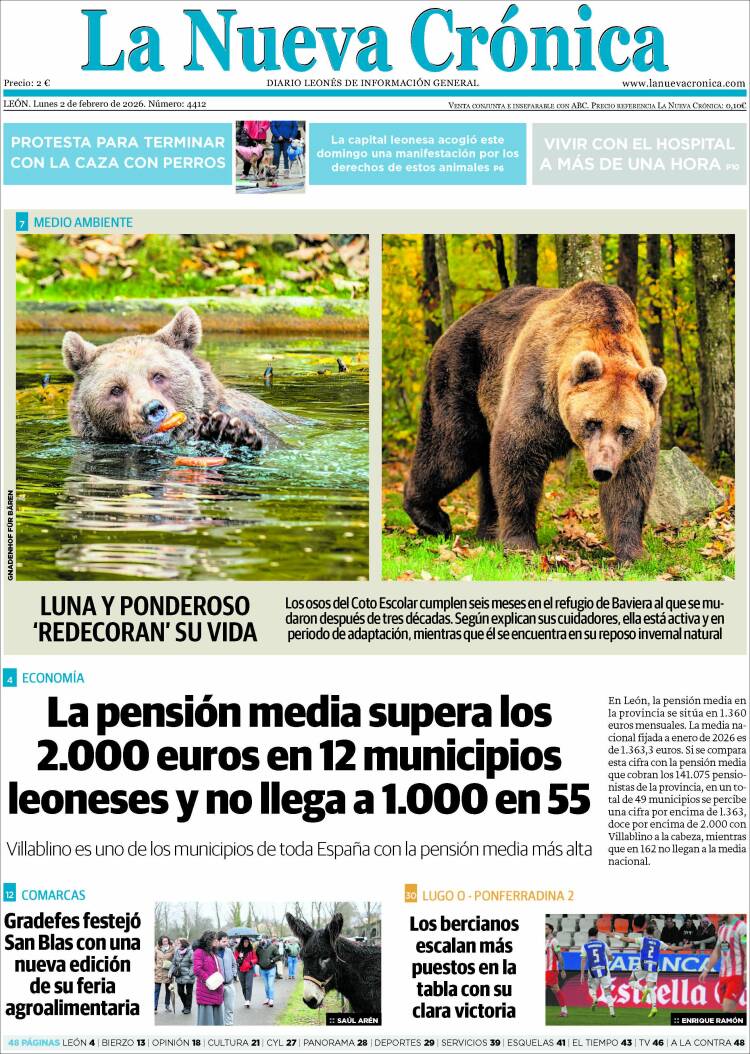 Portada de La Nueva Crónica (Espa&ntilde;a)