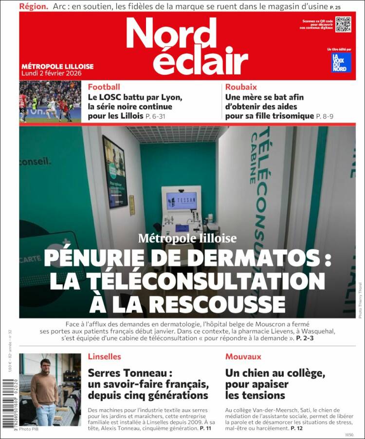 Portada de Nord Éclair (Francia)