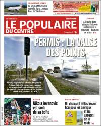 Portada de Le Populaire du Centre (France)