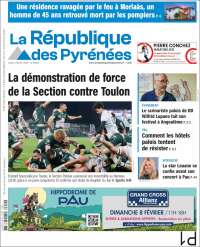 Portada de La République des Pyrénées (France)