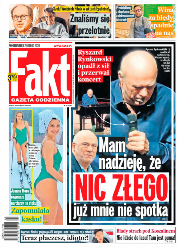 Portada de Fakt (Polonia)