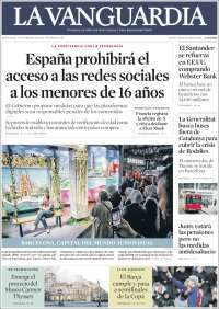 Portada de La Vanguardia (Spain)