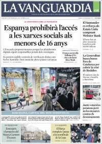 Portada de La Vanguardia (Spain)