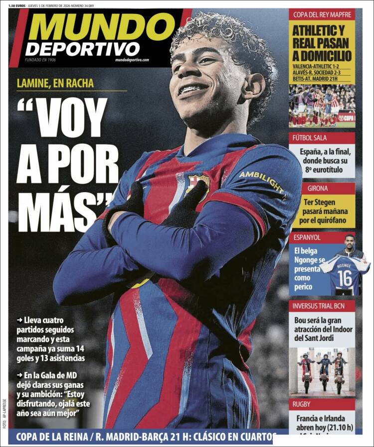 Portada de El Mundo Deportivo (Espa&ntilde;a)