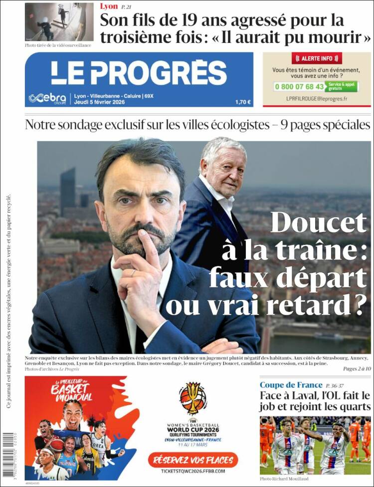 Portada de Progres de Fecamp (Francia)