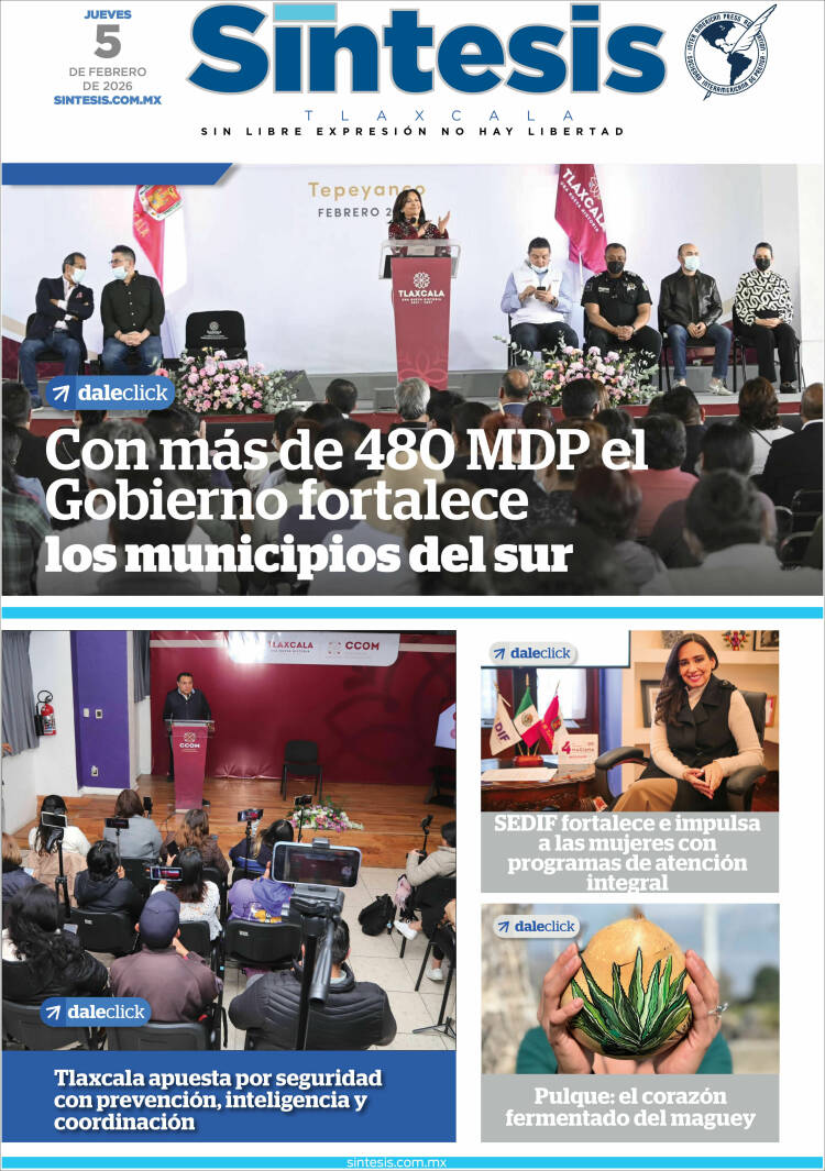 Portada de Síntesis de Tlaxcala (M&eacute;xico)