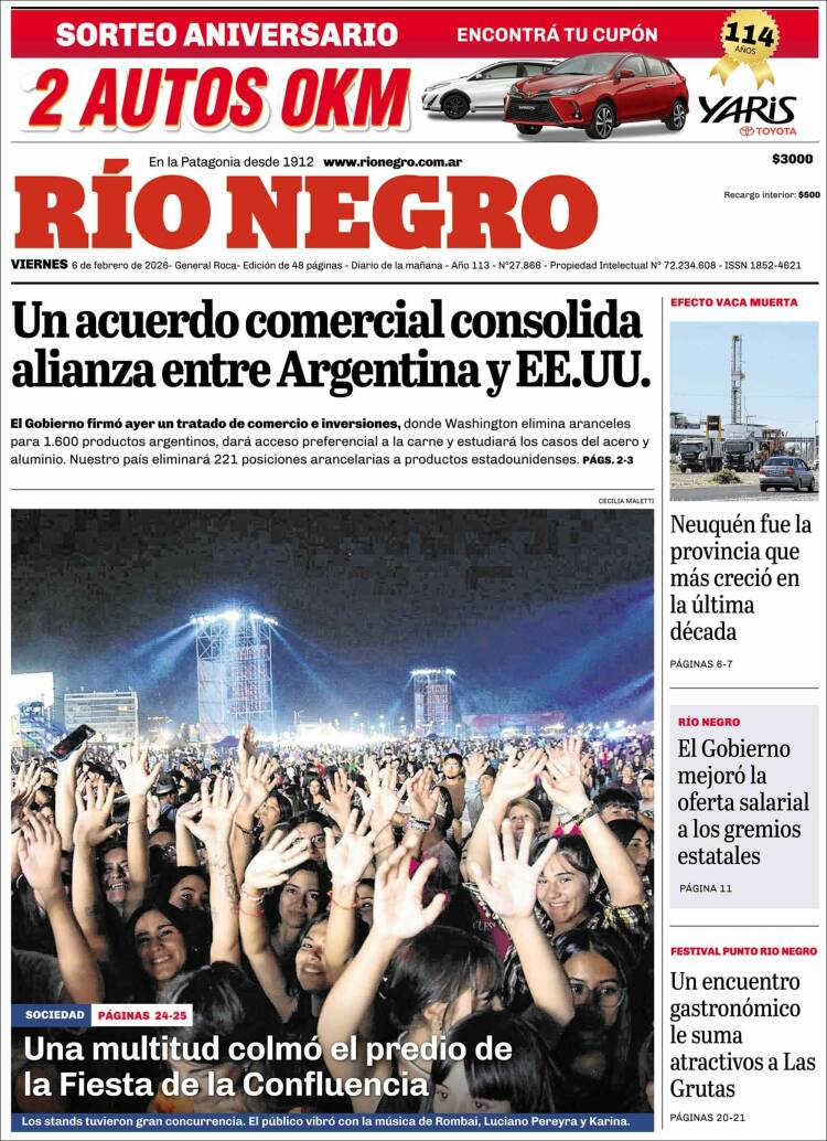Portada de Rio Negro (Argentina)