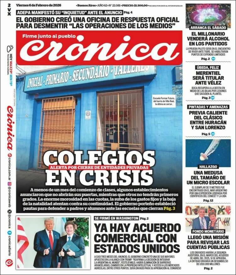 Portada de La Voz del Chaco (Argentina)