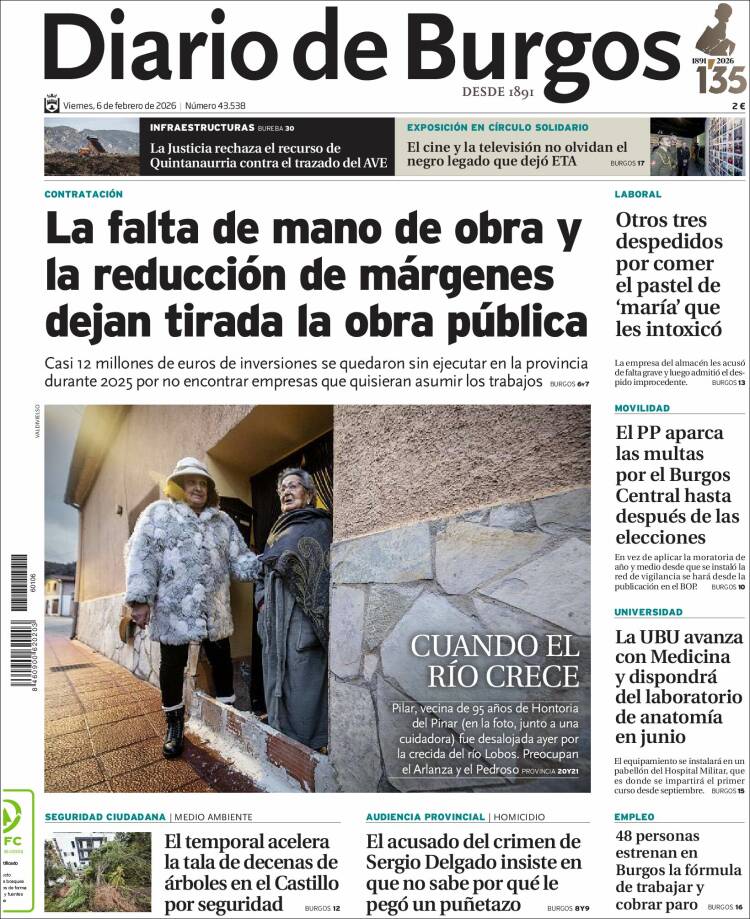 Portada de Diario de Burgos (Espa&ntilde;a)