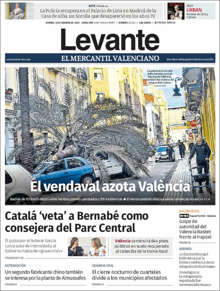 Portada de Levante (Espa&ntilde;a)