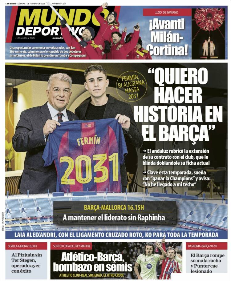 Portada de El Mundo Deportivo (Espa&ntilde;a)