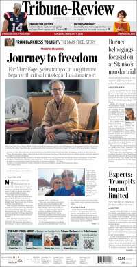 Portada de Tribune-Review (USA)