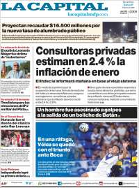 Portada de Diario La Capital - Mar del Plata (Argentina)