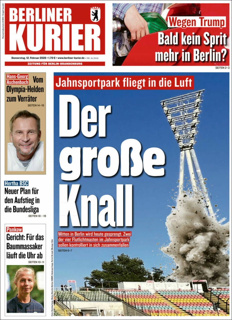 Portada de Berliner Kurier - Startseite BK (Germany)