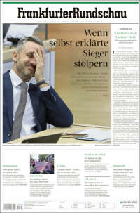 Portada de Frankfurter Rundschau (Alemania)