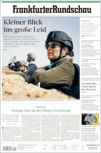 Portada de Frankfurter Rundschau (Alemania)