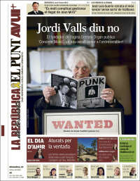 Portada de El Punt Avui (Espa&ntilde;a)