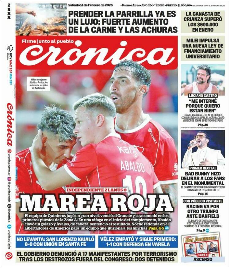 Portada de La Voz del Chaco (Argentina)